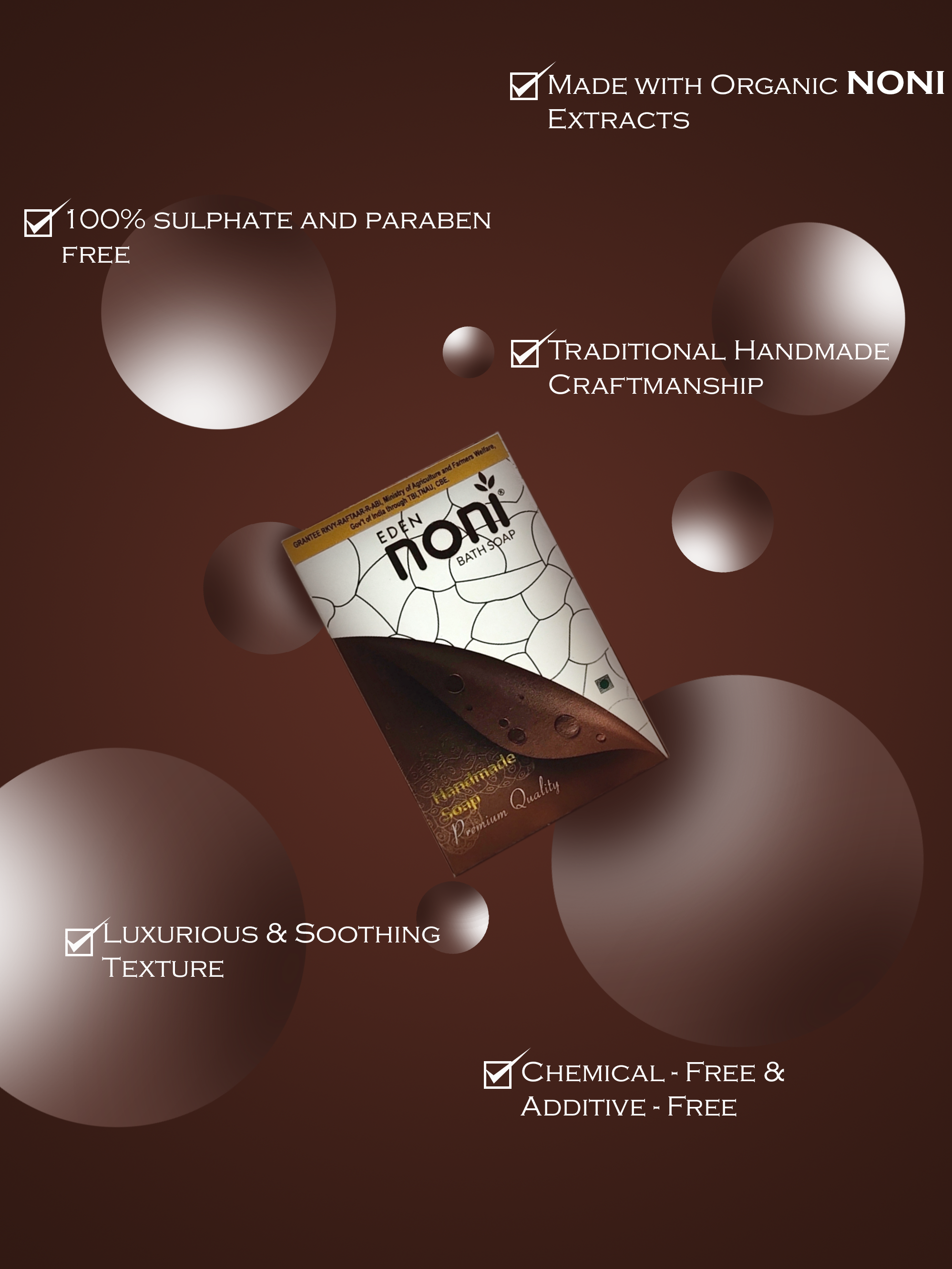 Eden Noni Premium Quality Handmade Soap - 125 gm 4