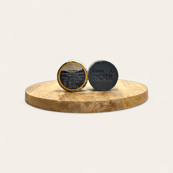 Eden Noni Activated Shell Charcoal Handmade Soap - 85 gm MAIN Pic